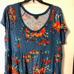 Torrid Knit tier babydoll shirt